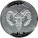 Republic of Ghana YEAR OF THE GOAT Series LUNAR SKULLS 2015 Silver coin 5GH₵ Cedis PROOF 1 oz